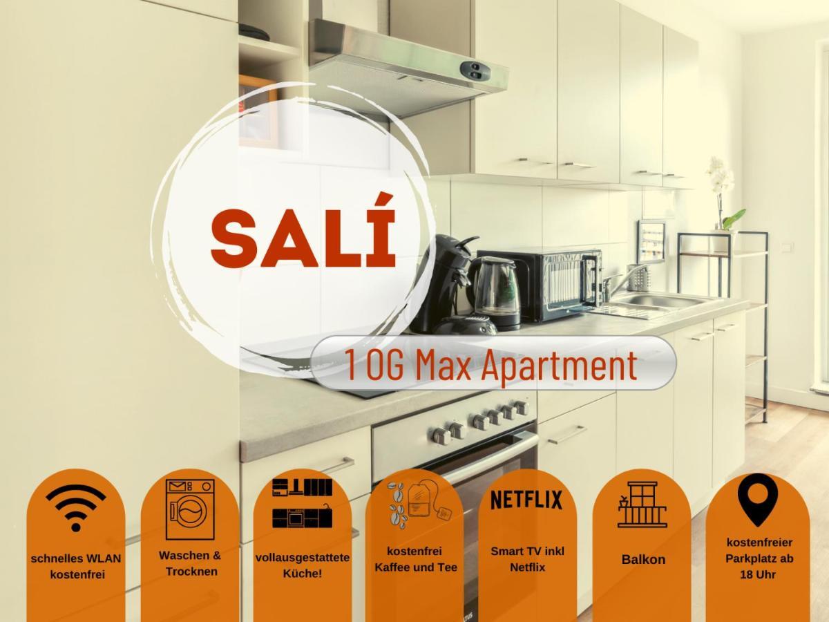 Salihomes/Max Apartment/5Pax/Modern Eingerichtet/Voll Ausgestattet Kueche Markranstädt Exteriör bild