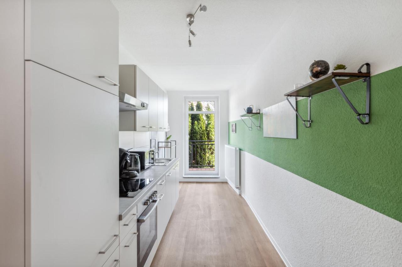 Salihomes/Max Apartment/5Pax/Modern Eingerichtet/Voll Ausgestattet Kueche Markranstädt Exteriör bild